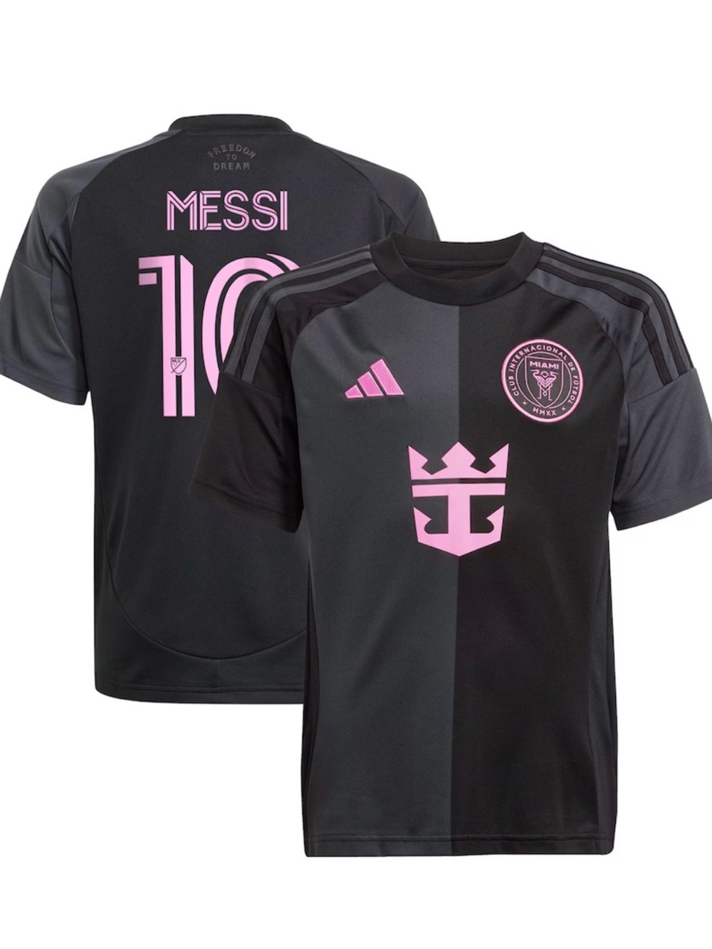 NEW WITH TAGS Youth Inter Miami CF Lionel Messi Adidas Black 2025  Jersey